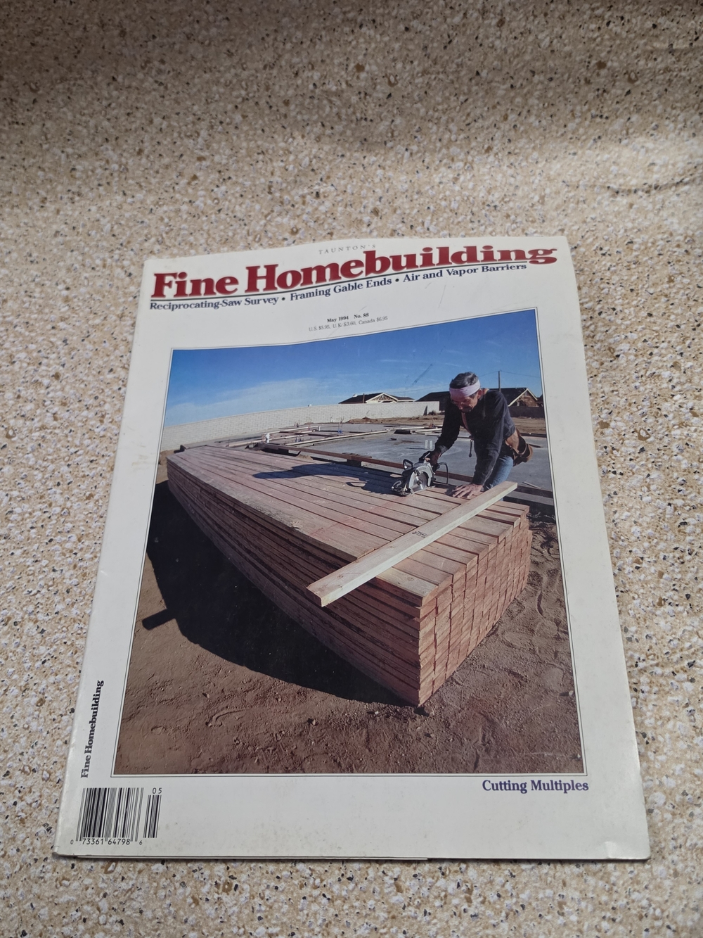 Vintage Fine Homebuilding Magazine May 1994 No. 88